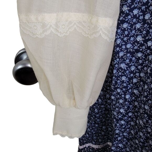 Gunne Sax by Jessica floral dress prairie vintage size 7 - Picture 2 of 14